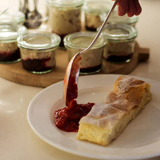 hausgemachte Mehlspeise