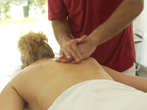 Massage in der Entspannungsinsel