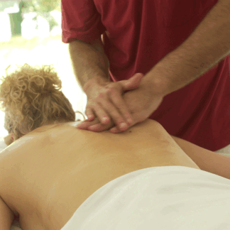 Wohlfühlmassage in der Entspannungsinsel